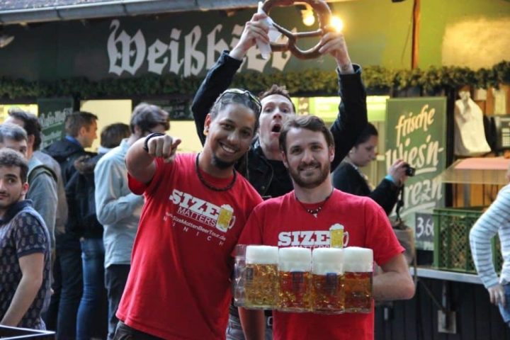 a person standing in front of a crowd