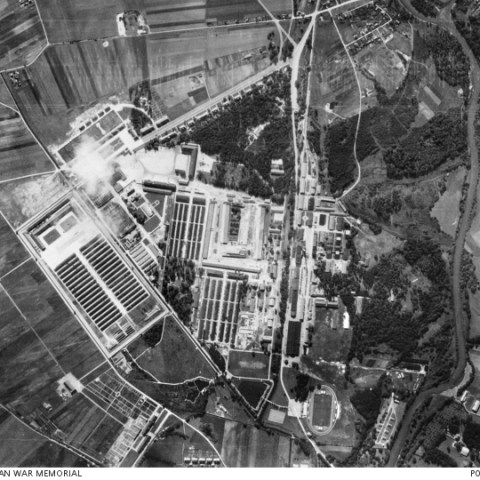 Dachau concentration camp aerial 1938