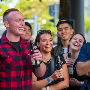 Guests enjoying Bavarian beer on the Beer & Beyond Munich Beer Tour