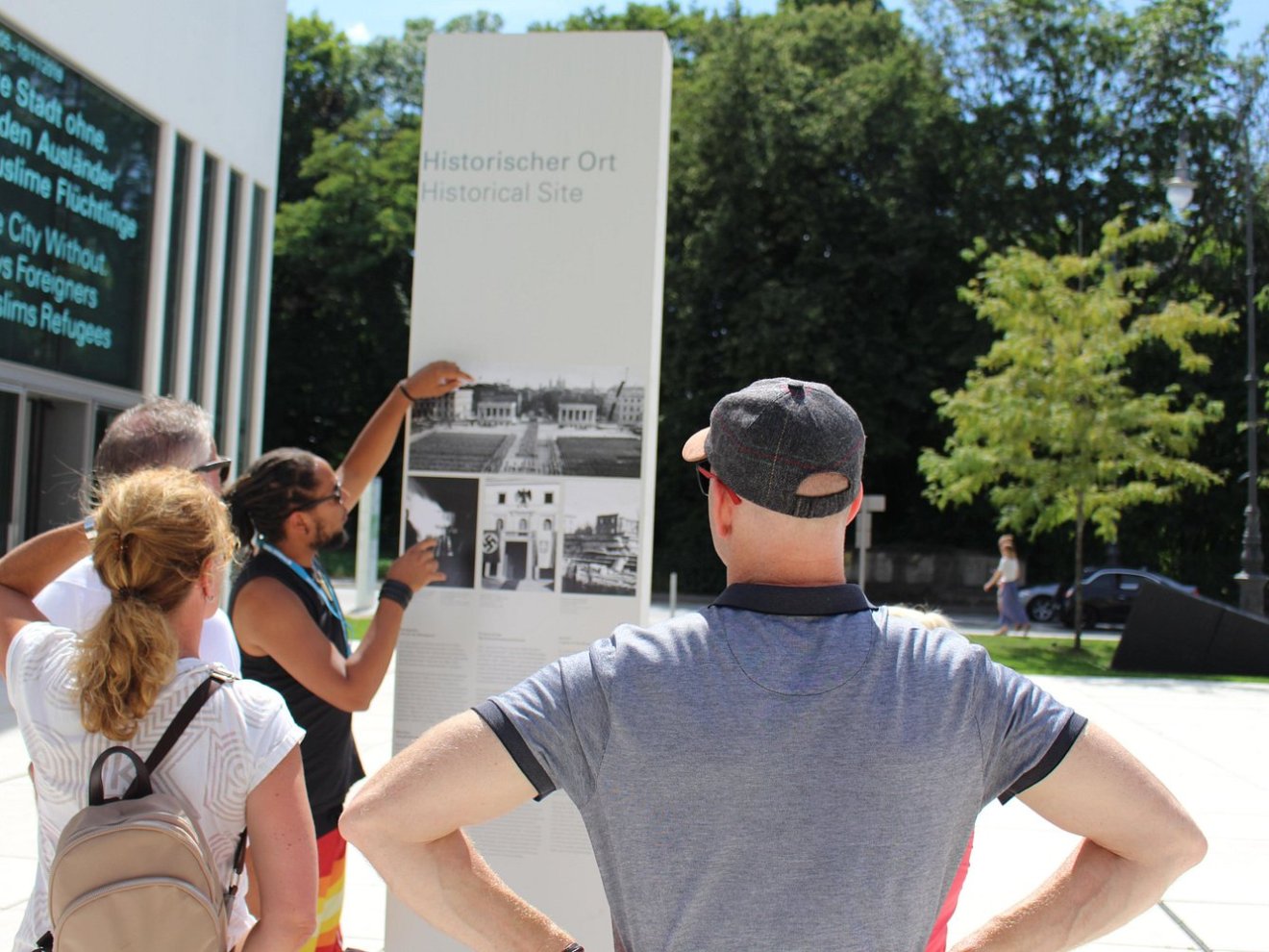 small group third reich tour outside NS Doku center