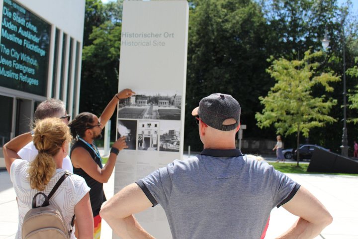 small group third reich tour outside NS Doku center