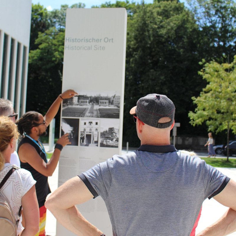 small group third reich tour outside NS Doku center